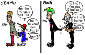crobard goth vs tekno