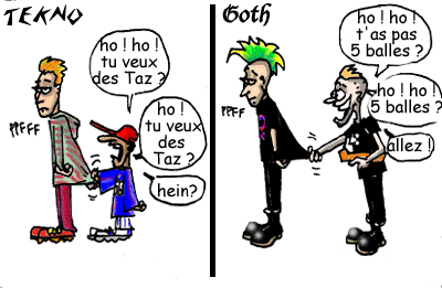crobard goth vs tekno